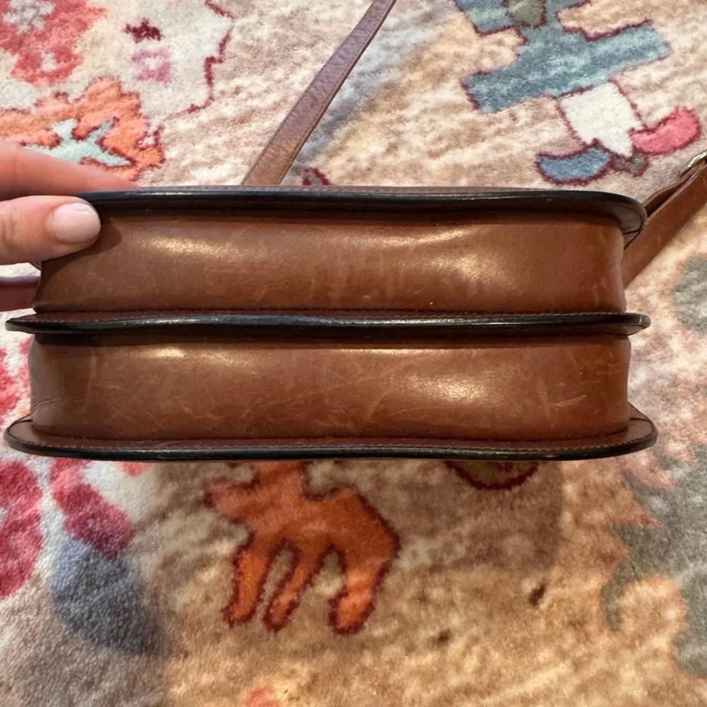 Vintage Gucci Brown Leather Shoulder Bag - Picture 12 of 12